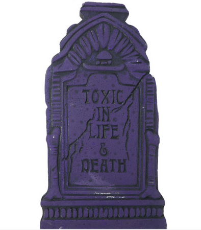 DEKORACYJNY NAGROBEK TOXIC IN LIFE 43 X 22 CM 
