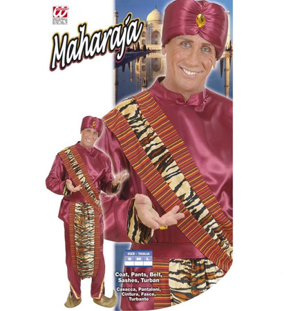"MAHARAJA" (coat, pants, belt, sashes, turban)