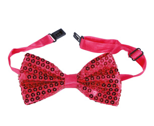 RÓŻOWA CEKINOWA MUCHA