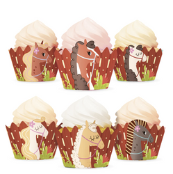 PAPILOTKI DO MUFFINEK KONIKI 6 SZT