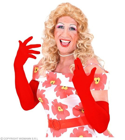 RĘKAWICZKI RETRO CZERWONE UNISEX