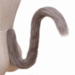 OGON WILKA KOTA SZARY 80 CM