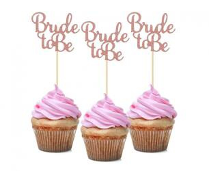 PIKERY NA BABECZKI WIECZÓR PANIEŃSKI RÓŻOWE 12 SZT