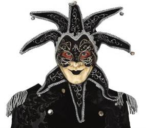 MASKA WENECKA CZARNA