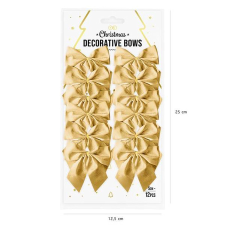 KOKARDKI ZŁOTE 12 szt