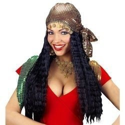 PERUKA CYGANKI Z CHUSTA