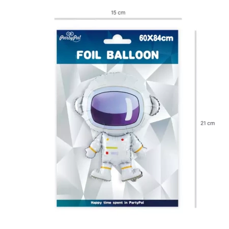 BALON FOLIOWY ASTRONAUTA 60CM X 84CM
