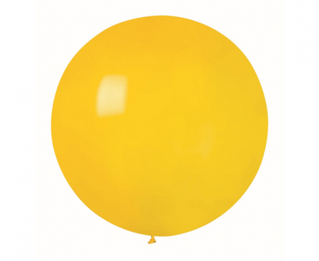 BALON LATEKSOWY ŻÓŁTY 80 CM