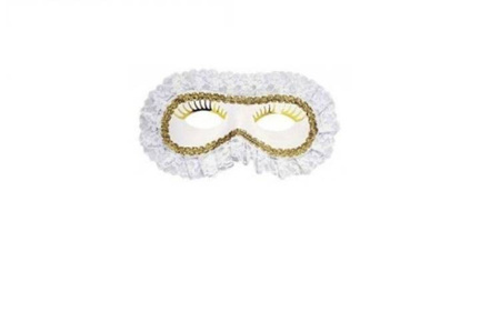 MASKA Z KORONKĄ BIAŁA 