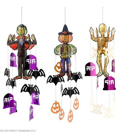 WISZĄCA OZDOBA 3D KOŚCIOTRUP