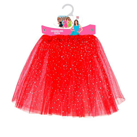 SPÓDNICZKA TUTU CZERWONA 40 cm