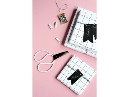 Zawieszki do prezentów Flaga (1 karton / 40 op.) (1 op. / 6 szt.)