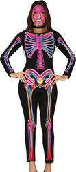 STRÓJ DAMSKI NEONOWY KOŚCIOTRUP