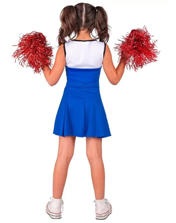 STRÓJ MAŁA CHEERLEADERKA NIEBIESKA