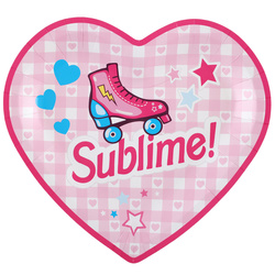 TALERZYKI PAPIEROWE GIRLY 22,5 X X20 CM 10 SZT.