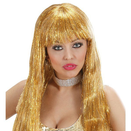 SZTUCZNE RZĘSY BROKATOWE ZŁOTE