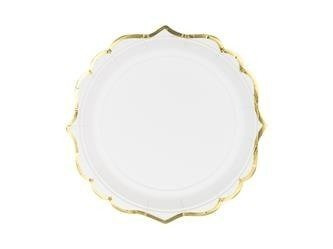 TALERZYKI BIAŁE 18,5 cm