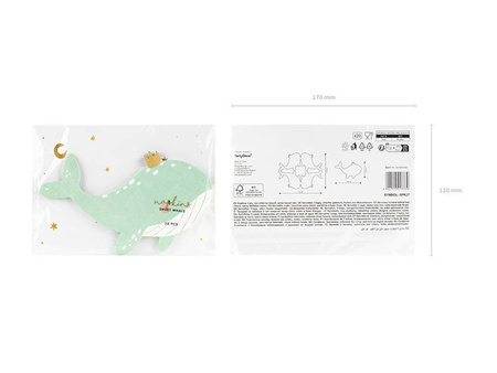 SERWETKI WIELORYB 20 SZT.