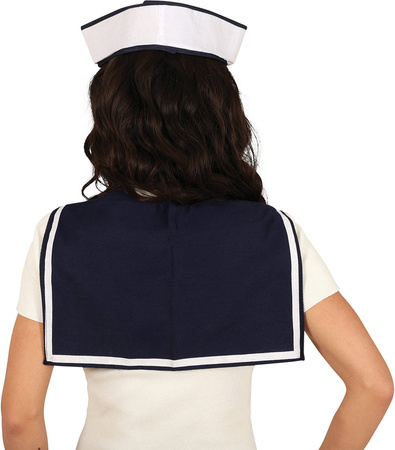 CZAPKA MARYNARSKA I GRANATOWA CHUSTA