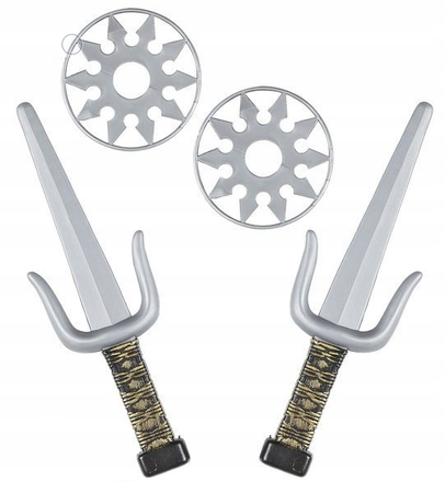 ZESTAW: STRÓJ NINJA ZIELONY 128 + ZESTAW NINJA 4 EL