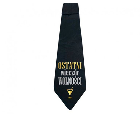 Krawat Ostatni Wieczór Wolności - B&G Party, 10x32 cm