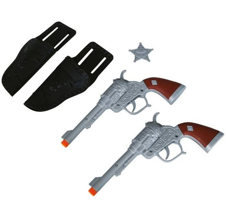 KABURA Z 2 PISTOLETAMI 24 CM