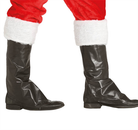 NAKŁADKI NA BUTY ŚWIĘTEGO MIKOŁAJA CZARNE