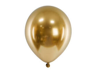 BALONY GLOSSY ZŁOTE 46 CM 5 SZT.