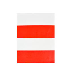 FOLIA ELEKTROSTATYCZNA NA SAMOCHÓD BIAŁO CZERWONA