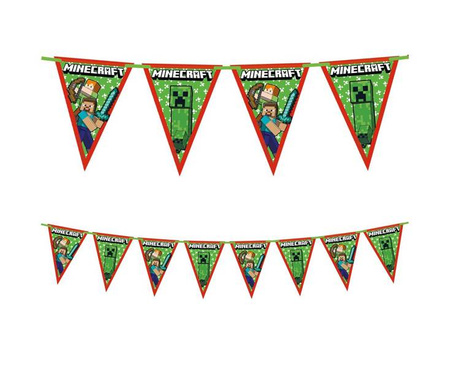 GIRLANDA URODZINOWY MINECRAFT 