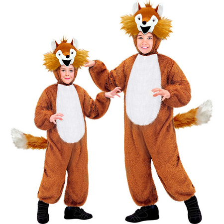VOLPE FUNNY (costume con cappuccio e maschera)