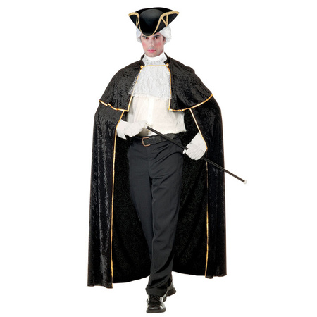 PELERYNA WELUROWA 142CM