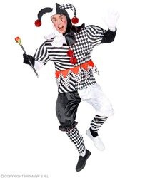 STRÓJ HARLEQUIN CZARNO-BIAŁY