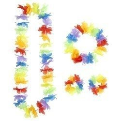 ZESTAW BIŻUTERII HAWAJSKIEJ