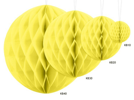 KULA BIBUŁOWA 40CM SŁOMKOWA