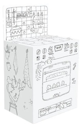 KOLOROWANKA PAPIEROWA KUCHNIA XXL