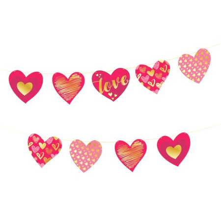 GIRLANDA SERCA WE WZORY 17x200 CM