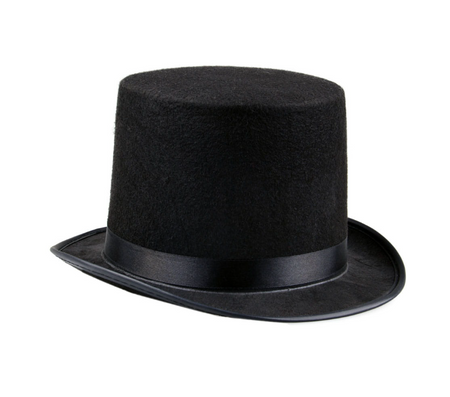 CYLINDER CZARNY FILCOWY