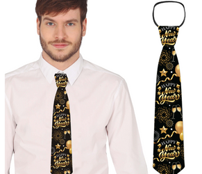 KRAWAT NA GUMCE 45 CM HAPPY NEW YEAR