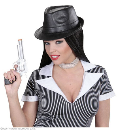 KAPELUSZ SKÓRZANY FEDORA