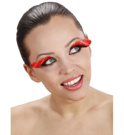 RZĘSY CZARNO-RÓŻOWE