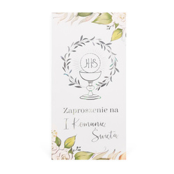 ZAPROSZENIA NA PIERWSZĄ KOMUNIĘ 10 SZT. IHS