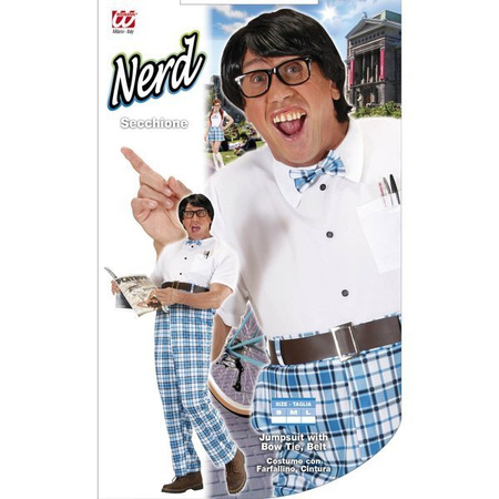 Strój Nerd, Nerda, Kujon, Uczeń, Karnawał