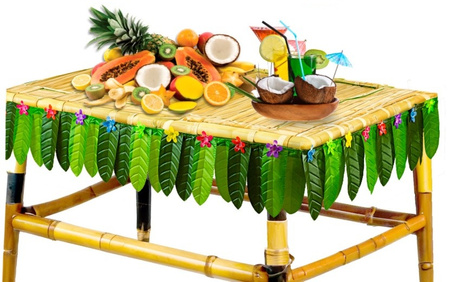 SKIRTING Z LIŚCI PALMOWYCH 275 CM 