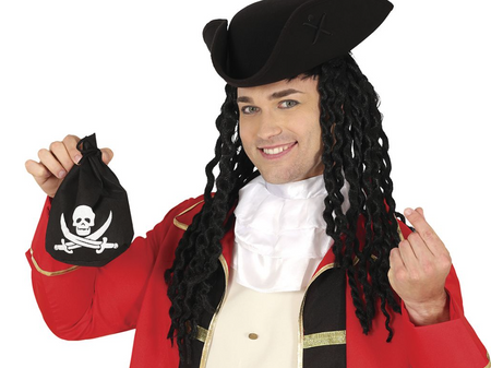 TORBA CZARNA SAKWA PIRATA