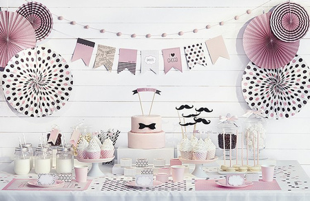 Zawieszki Sweets, mix, 4,3x9cm, 3,5x7cm (1 karton / 40 op.) (1 op. / 6 szt.)