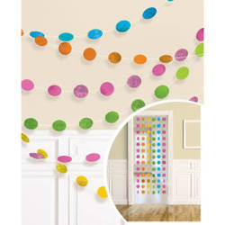 GIRLANDA WIELOKOLOROWA 6 SZT 2.13 M