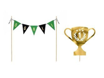 TOPPER NA TORT PIŁKA 2 szt FOOTBALL