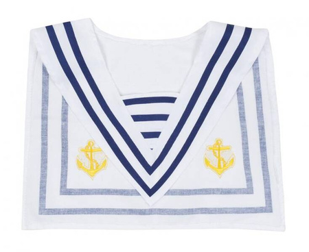 Kołnierz Marynarza kapitana styl marynarski dodatek do stroju