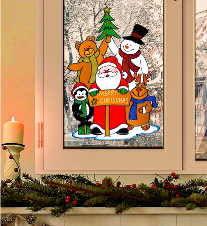 NAKLEJKA ŚWIĄTECZNA BOŻE NARODZENIE